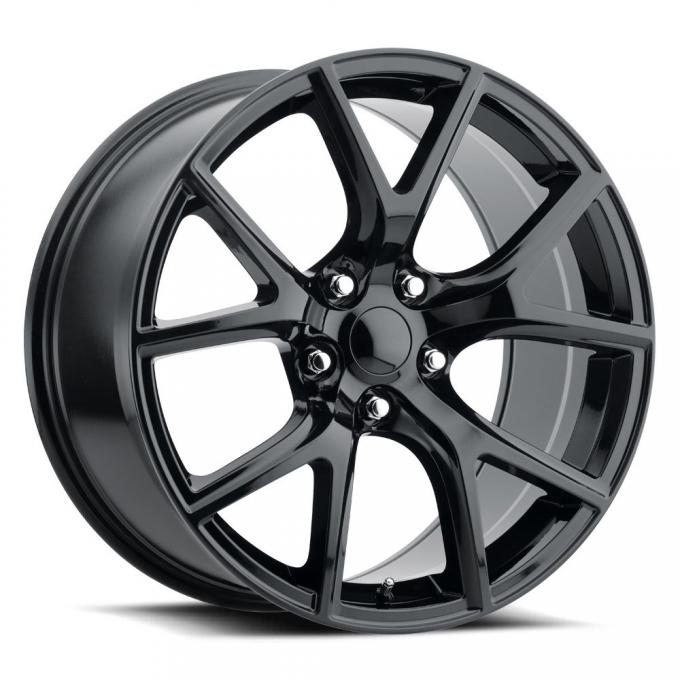 Factory Reproductions Trakhawk Wheels 20X9 5X5 +34.7 HB 71.5 Trackhawk Gloss Black With Cap FR Series 75 75090355002