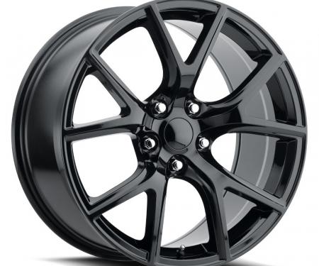 Factory Reproductions Trakhawk Wheels 20X9 5X5 +34.7 HB 71.5 Trackhawk Gloss Black With Cap FR Series 75 75090355002