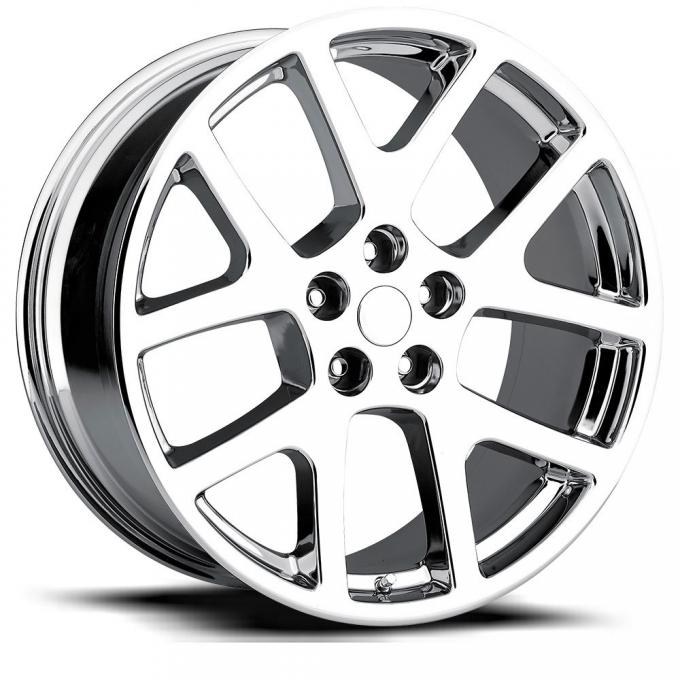 Factory Reproductions Dodge Viper Wheels 20X9 5X115 +18 HB 71.5 Lx Viper Chrome With Cap FR Series 64 64090181501