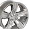 20" Fits Dodge - Ram 1500 Wheel - Polished w/ Silver Inlay 20x9