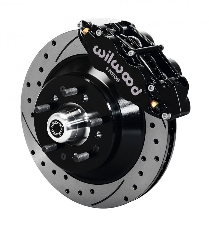 Wilwood Brakes Forged Narrow Superlite 6R Big Brake Front Brake Kit (Hub and 1PC Rotor) 140-12282-D