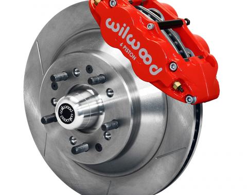 Wilwood Brakes Forged Narrow Superlite 6R Big Brake Front Brake Kit (Hub and 1PC Rotor) 140-12282-R