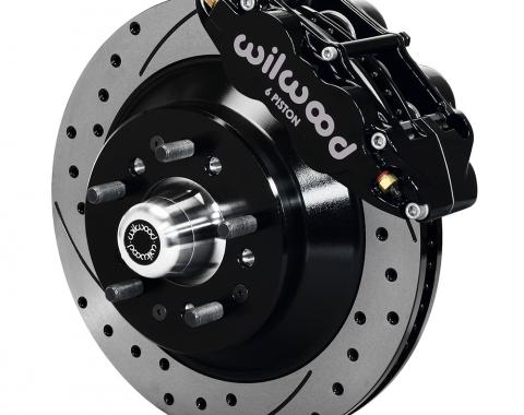 Wilwood Brakes Forged Narrow Superlite 6R Big Brake Front Brake Kit (Hub and 1PC Rotor) 140-12282-D