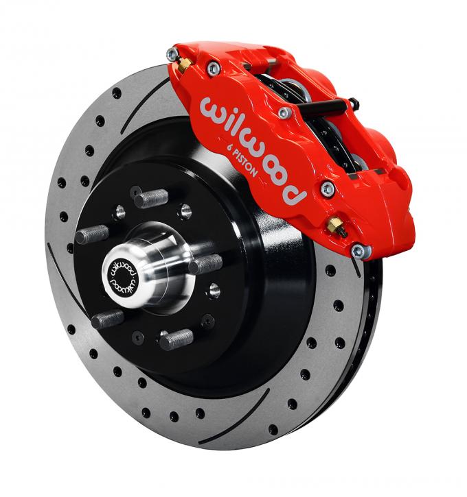 Wilwood Brakes Forged Narrow Superlite 6R Big Brake Front Brake Kit (Hub and 1PC Rotor) 140-12282-DR