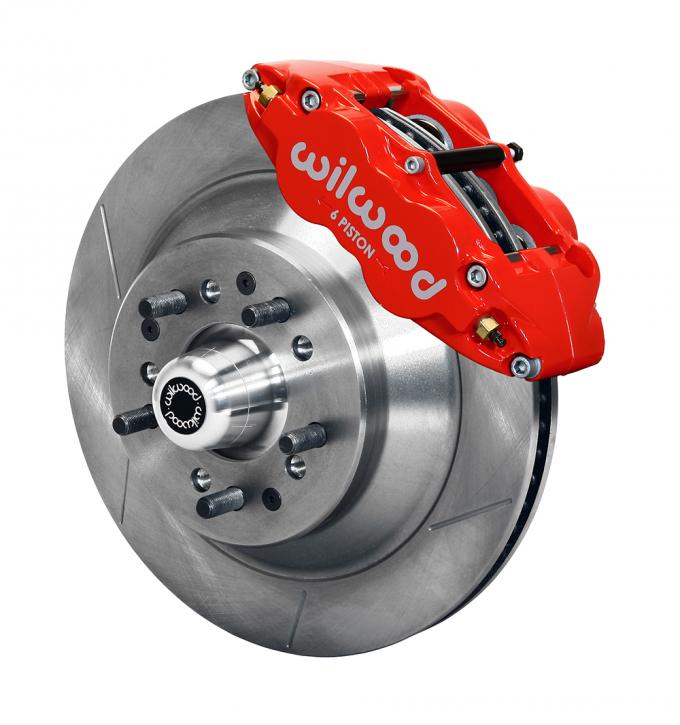 Wilwood Brakes Forged Narrow Superlite 6R Big Brake Front Brake Kit (Hub and 1PC Rotor) 140-12282-R