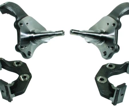 Classic Performance 1963-74 Mopar A-B-E Body Stock Height Spindles, Pair W/Brackets 6474SP-M