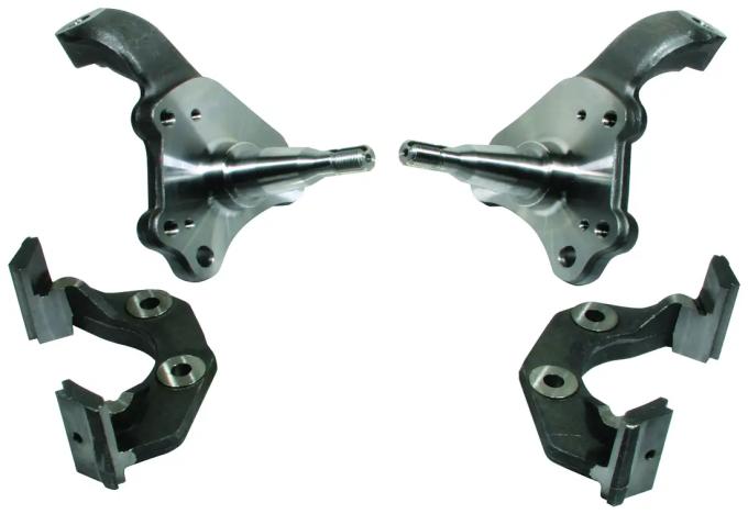 Classic Performance 1963-74 Mopar A-B-E Body Stock Height Spindles, Pair W/Brackets 6474SP-M