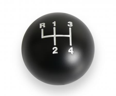 Hurst ABS Shift Knob, 4-Speed Pattern, Matte Black 163450HST