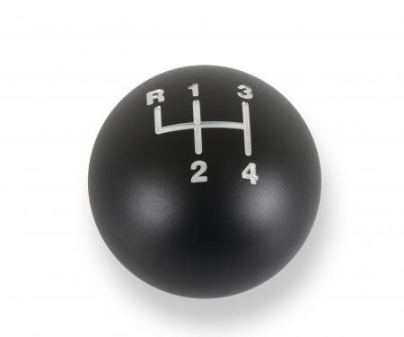 Hurst Billet Shift Knob, 4-Speed Pattern, Matte Black 163400HST