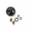 Hurst Billet Shift Knob, 4-Speed Pattern, Matte Black 163400HST