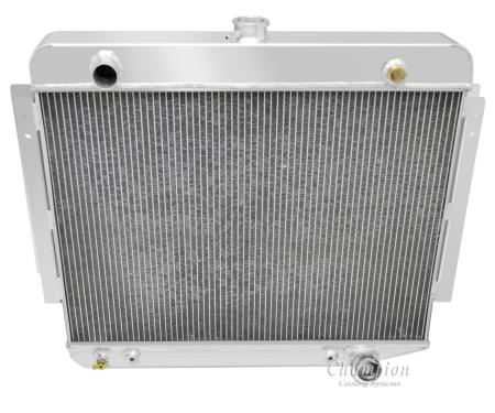 Champion Cooling 1974-1978 Dodge Ramcharger 3 Row All Aluminum Radiator Made With Aircraft Grade Aluminum CC889