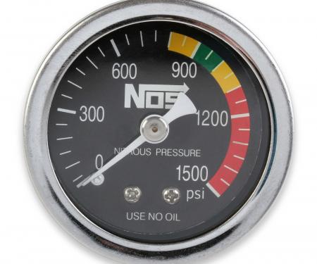 NOS Nitrous Gauge w/ Adapter 15925NOS