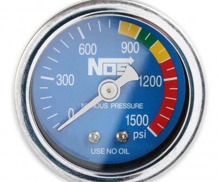 NOS Nitrous Gauge w/ Adapter 15924NOS