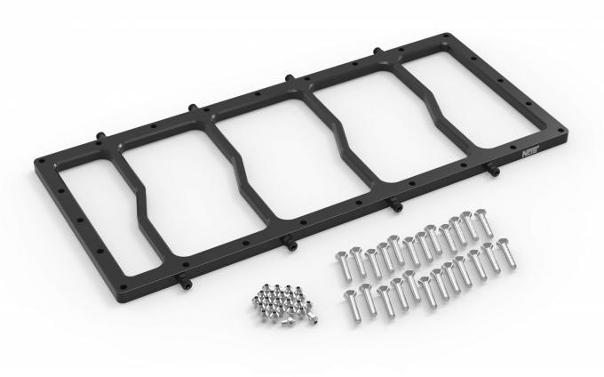 NOS Dry Nitrous Plate for Sniper EFI Fabricated Race Series LS Intake Manifolds-Black 12536BNOS