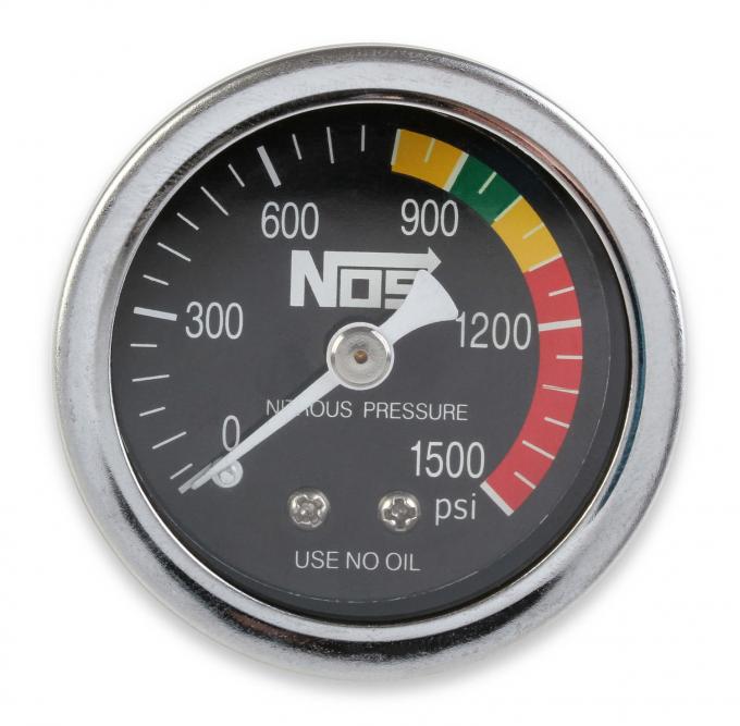 NOS Nitrous Gauge w/ Adapter 15925NOS