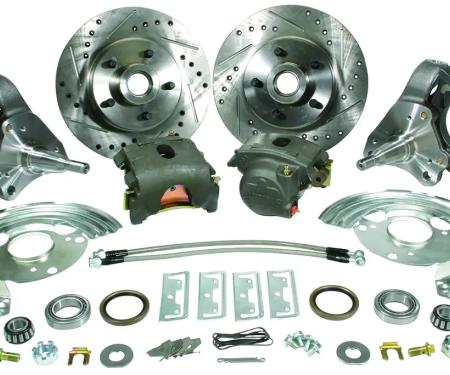 Classic Performance 1963-74 A, B & E-Body Front Disc kit only W/Spindles 6374SWBK-S