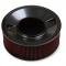 Holley 4500 Drop Base Air Cleaner Black w/6" Red Washable Gauze Filter 120-4660