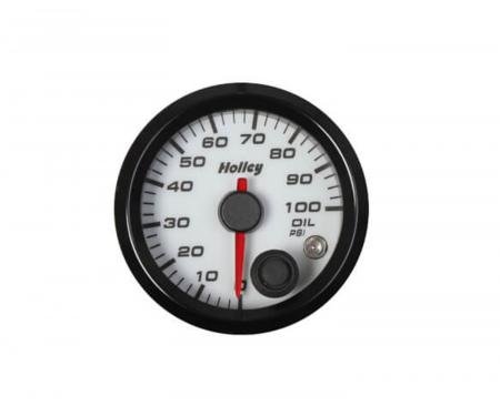 Holley Analog Style Oil Pressure Gauge 26-601W