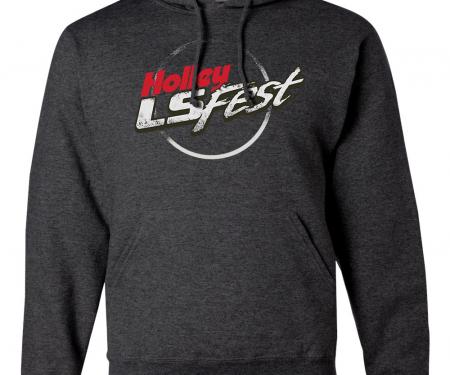 Holley LS Fest Distressed Logo Hoodie 10405-LGHOL