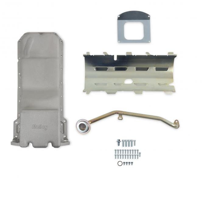 Holley Gen III Hemi Swap Oil Pan, Natural 302-63