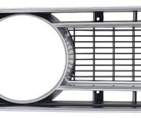 OER 1971 Charger Front Grill RH Black/Silver 3442378