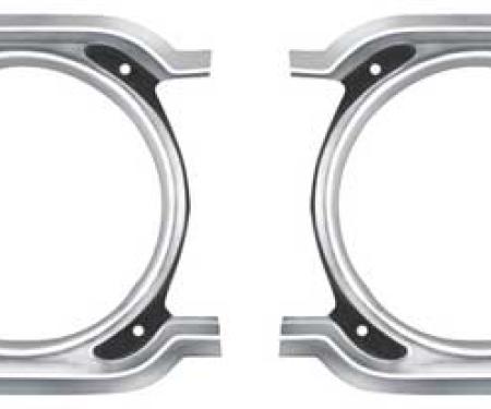 OER 1968 Plymouth Sport Satellite, GTX Headlamp Bezel Set *MB9923