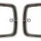 OER 1970-72 Plymouth Valiant / Duster / Scamp Park Lamp Bezels (except Sharktooth Grill) MA2076