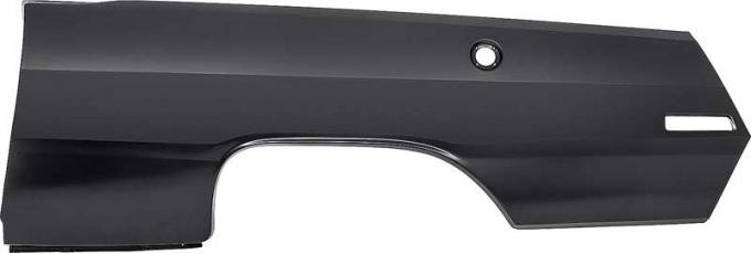 OER 1970-71 Dodge Dart, Partial Quarter Panel Skin, LH, EDP Coated MM1177A