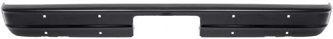 OER 1973-80 Fleetside, Suburban, Blazer, Jimmy, Rear Bumper, Black Powdercoat, w/o Impact Strip Holes T70283