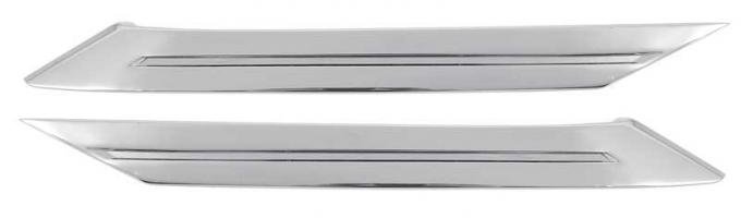 OER 1966-67 Dodge/Plymouth B-Body, Sail Panel Moldings, Stainless Steel, Pair MB2252