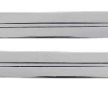 OER 1966-67 Dodge/Plymouth B-Body, Sail Panel Moldings, Stainless Steel, Pair MB2252