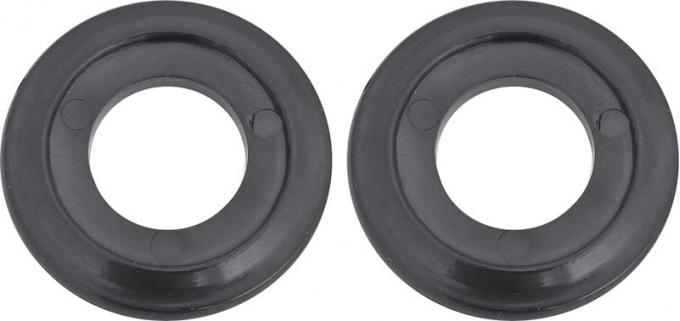 OER 1967-74 Window Crank Handle Washers - Pair - Black - Front or Rear - Various Models MD35231