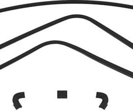 OER 1968-70 Coronet 6 Piece Interior Rear Window Trim Set MB1506