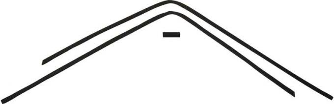 OER 1964-65 Mopar B-Body 3-Piece Interior Rear Window Trim Set MB1503