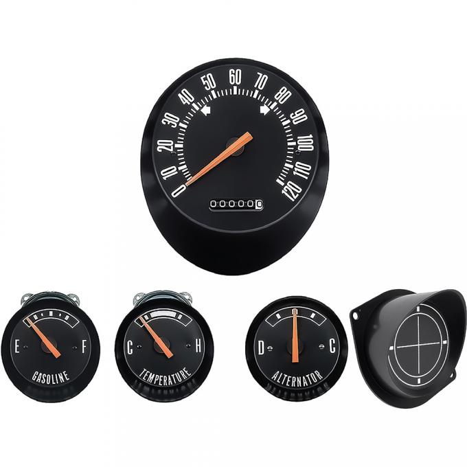 OER 1970 Challenger, Standard Dash Gauges, Without Clock *RM4121