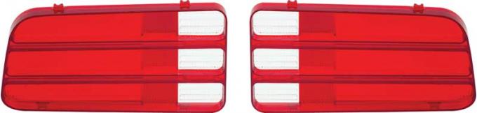 OER 1970 Plymouth Barracuda, Cuda, Tail Lamp Lenses, RH & LH, Pair ME1528