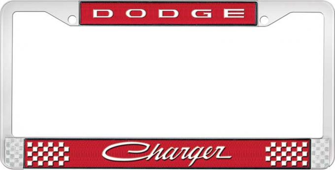 OER Dodge Charger License Plate Frame - Red LF13205C