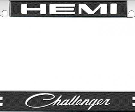 OER Hemi Challenger License Plate Frame - Black LF14207A