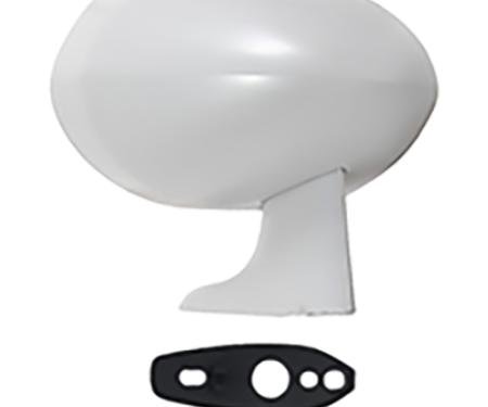 OER 1970-76 Dodge Dart, Duster, Valiant, Rallye Sport Outer Door Mirror, Primer, RH Passenger Side MD2702