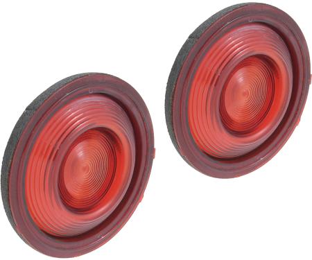 OER 1972-74 Plymouth Barracuda, Tail Light Lens, RH & LH, Pair 3587272