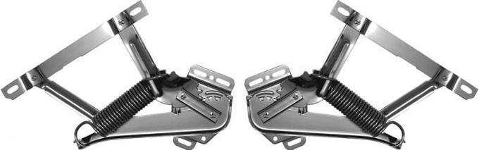 OER 1970-74 Mopar E-Body Hood Hinges With Springs MM1143