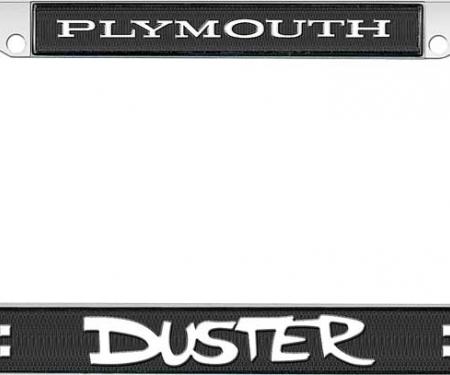 OER Plymouth Duster License Plate Frame - Black LF13218A