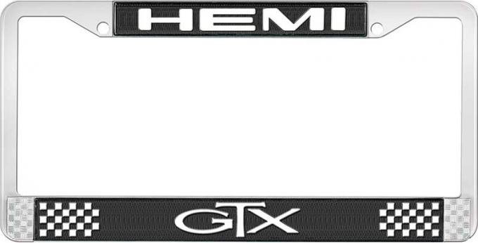 OER Hemi GTX License Plate Frame - Black LF14215A