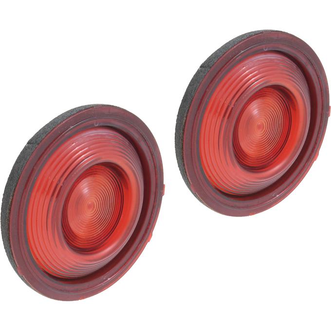 OER 1972-74 Plymouth Barracuda, Tail Light Lens, RH & LH, Pair 3587272