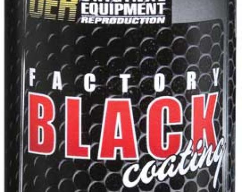 OER "Factory Black" Ultra Flat Black Paint - 12 Ounce Net Weight K89540