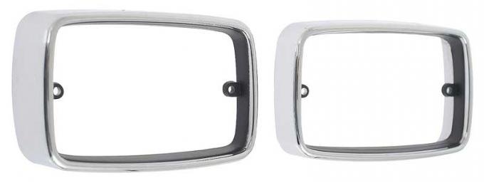 OER 1970-72 Plymouth Valiant / Duster / Scamp Park Lamp Bezels (except Sharktooth Grill) MA2076