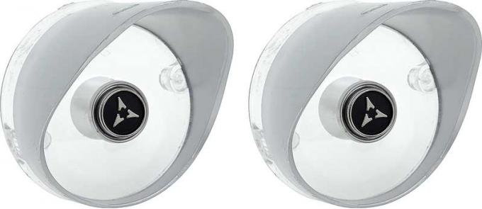 OER 1968-69 Dodge Charger Park Lamp Lens , Pair MB2152