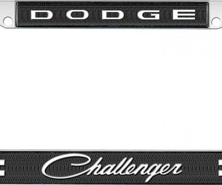 OER Dodge Challenger License Plate Frame - Black LF13207A