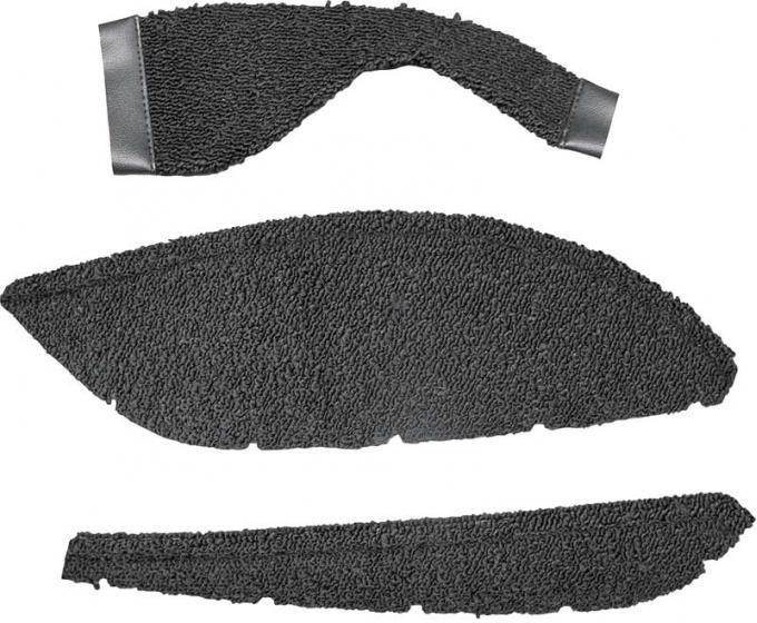 OER 1966-70 Mopar B-Body With Automatic Transmission Black Loop Console Carpet Set MB552501