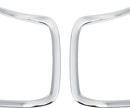 OER 1968-69 Dodge Charger, Front Grill Outer "C" Moldings, Pair MB184619